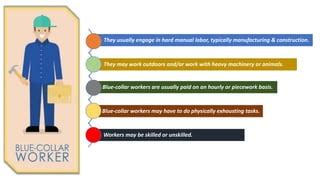 what kind of collar jobs are factory workers
